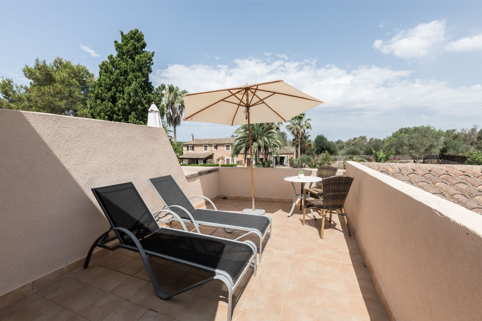 Finca Hotel Es Torrent · Habitación doble con terraza